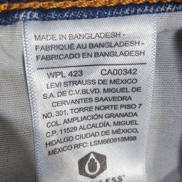 Signature by Levi Strauss Jeans men's size W32/L32 Relaxed fit denim blue colour - Picture 9 of 15